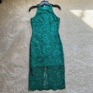 Bebe Green Lace Dress - Size 2
